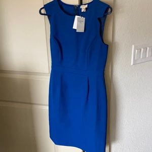 JCrew cobalt shift/work dress